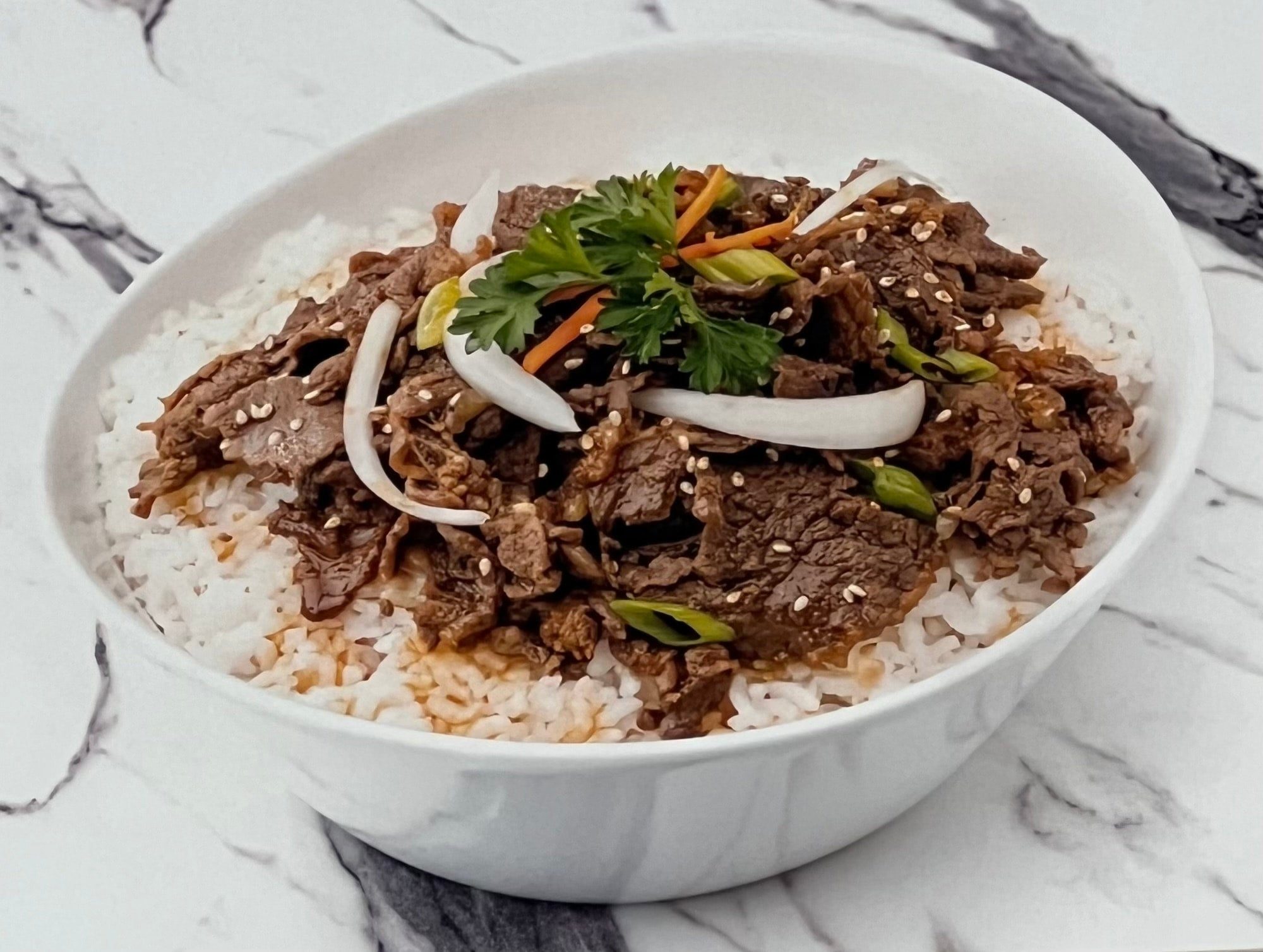 Beef Bulgogi Bowl.