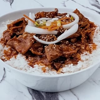 Spicy Pork Bulgogi Bowl