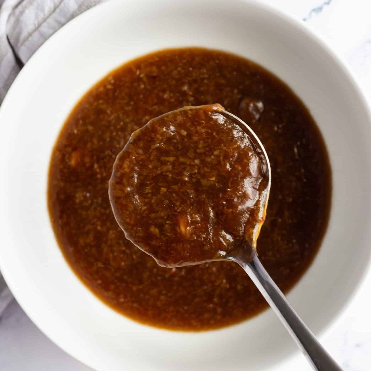 Spicy Soy Garlic Sauce.