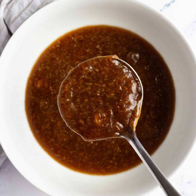 Spicy Soy Garlic Sauce.